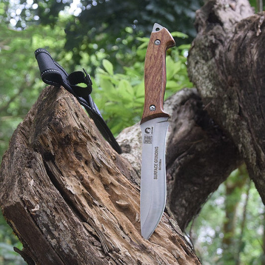 Hardened Steel Tactical Camping hunting Survival Knife With Sheeth