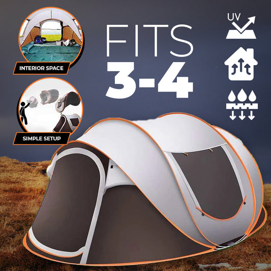 Portable Automatic Pop-Up Tent - Spacious & Easy Setup - 2 Color Options