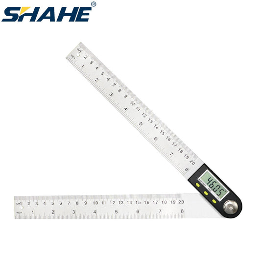 200mm Digital Angle Rule Inclinometer Protractor Stainless Steel Electronic Goniometer Angle Finder Measuring Tools